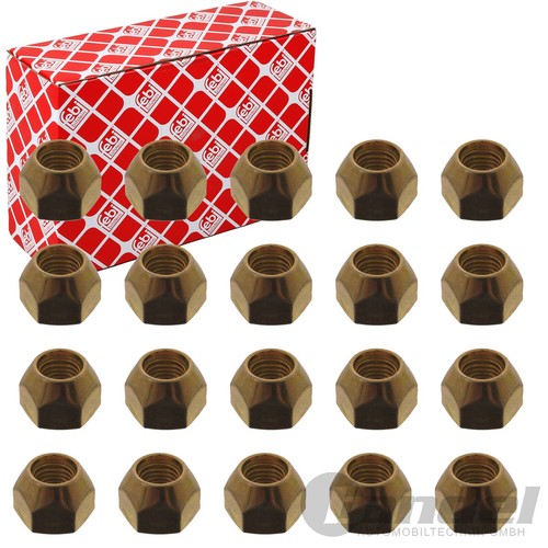 20x febi radmuttern - m12, x