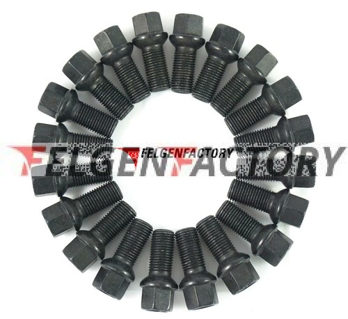 20x schwarze radschrauben - 20x,