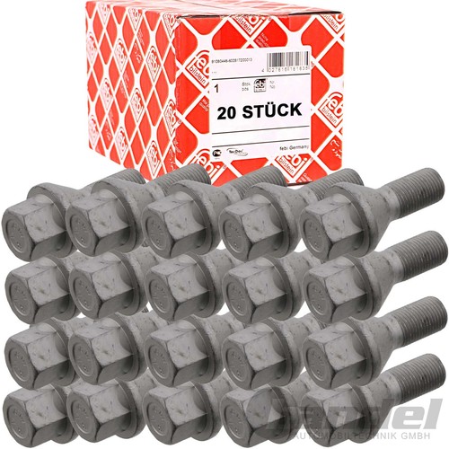 Febi radschraube stahl - 20, stahl-/