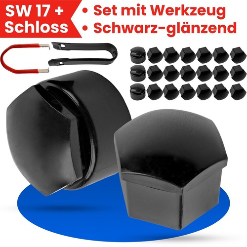 20x radschraubenkappen sw17 - radschraubenkappen, +